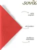 Sovie HORECA Serviette in Rot aus Tissue 3-lagig, 40 x 40 Produktbild-Vorschau 3