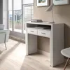 Schreibtisch - Weiß 36x98,5x87,5h cm Produktbild-Vorschau 10
