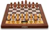 A chess set with all pieces arranged on the board, ready for play. Podgląd zdjęcia produktu