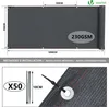 VOUNOT® Zaunblende 1×10m, Sichtschutz Zaun 230 g/m² HDPE Produktbild-Vorschau 2