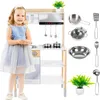 Green Series Kinderküche Spielküche Holz - Kinderküche aus Produktbild-Vorschau 2