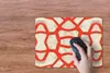 MuchoWow® Mauspad Mousepad Koralle - Rot - Weiß - Design Produktbild-Vorschau 3