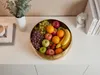 FineBuy Obstschale Rund Gold Schale Metall 35cm Tischdeko Produktbild-Vorschau 5
