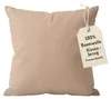 Kissenbezug 40x40 cm Graubraun | 100% Baumwolle | Produktbild-Vorschau 1
