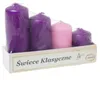 Adventskaarsen set, gelaagd - 4 stuks voor een Productafbeelding-voorbeeld 3