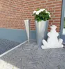 4er Set Edelstahl Gartenfackel Bodenfackel Wandfackel Produktbild-Vorschau 4