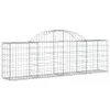 vidaXL Gabionen mit Hochbogen 13 Stk. 200x30x60/80 cm Produktbild-Vorschau 4