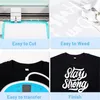 Hisiu HTV-8 Heat Transfer Vinyl, biela fólia, 12 palcov x Náhľad obrázku produktu 3
