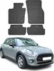 2014-2020 Mini Cooper S F55 Fußmatten Gummi Schwarz 4 tlg Produktbild-Vorschau 1