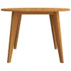 vidaXL Tavolo da giardino Ø110x75 cm Legno massello di Anteprima dell’immagine prodotto 4