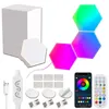 LED Sechseck Gaming Wandleuchte 3pcs Hexagon RGB IC Panel Produktbild-Vorschau 9