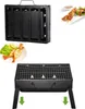 przenośny grill węglowy 35x27x20 cm, składany grill, Podgląd zdjęcia produktu 9