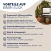 CASARIA® Höhenverstellbarer Schreibtisch elektrisch 120 x Produktbild-Vorschau 9