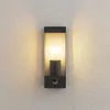 Lindby Außenwandlampe Tilian, Sensor, Höhe 25 cm, anthrazit Produktbild-Vorschau 5