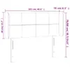 vidaXL LED Kopfteil Hellgrau 103x16x78/88 cm Stoff -  Kopf- Produktbild-Vorschau 11