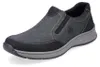 Scarpe da uomo Rieker, mocassini, colore nero, per il tempo Anteprima dell’immagine prodotto 34