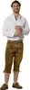Lange Lederhose Jakob - olivbraun, 50 Produktbild-Vorschau 2