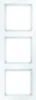 Cornice Berker tripla, Q.1, bianco polare, velluto, 1 pz. Anteprima dell’immagine prodotto 6