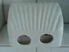 Toilettenpapierhalter in Form einer Muschel Dekor weiß Produktbild-Vorschau 2