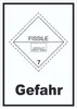 Schild spaltbare Stoffe Achtung Gefahr hochkant A4 Produktbild-Vorschau 1