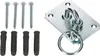 A set of ceiling hooks and screws on a white background. Produktbild-Vorschau