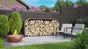 Kaminholzregal Ardor 401, flach, blank Produktbild-Vorschau 3