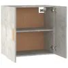 Armadietto a Muro Grigio Cemento 60x30x60 cm Legno Anteprima dell’immagine prodotto 7