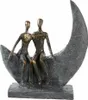 Gilde Skulptur Moon, Dekoobjekt, Dekoration, Dekofigur, Anteprima dell’immagine prodotto 3