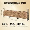 SucceBuy 12.7FT Étagère à bois pour cheminée en plein air Voir les images du produit 3
