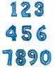 amscan® 9907284 Folienballon XXL Zahl 5 - blau Produktbild-Vorschau 3