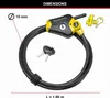 Master Lock verstellbares Python Verschlusskabel 10mm Produktbild-Vorschau 21