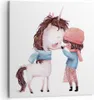 Bild auf Leinwand - Leinwandbild - Einteilig - Einhorn Produktbild-Vorschau 1