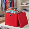 1 Stück Rot Faltbox 33 x 33 x 33 cm Aufbewahrungsbox Produktbild-Vorschau 3