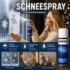 4 x Schneespray Fenster Kunstschnee Fensterspray Schnee Produktbild-Vorschau 2