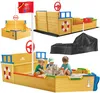 KIDIZ® Sandkasten Ahoi - Piratenschiff Boot Segelschiff aus Produktbild-Vorschau 1