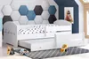 KOBI Letto singolo con rotelle Luk 160x80 Anteprima dell’immagine prodotto 2
