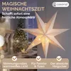 CASARIA® LED Weihnachtsstern 60 cm mit 10 warmweißen LEDs Produktbild-Vorschau 2