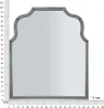 FURNLUX Nástěnné zrcadlo Ankara Grey 85cm / Hlavní barva: Náhled obrázku produktu 8