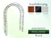 Rosenbogen HOLLAND RUND Gesamtbreite 1,80 m Schwarz Pergola Produktbild-Vorschau 1