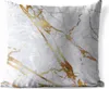 MuchoWow® Outdoor Kissen - Marmor - Muster - Gold - 60x60 Produktbild-Vorschau 1