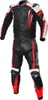 Büse Track 2-Teiler Damen Motorrad Lederkombi, schwarz/rot, Produktbild-Vorschau 1