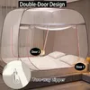 Moskitonetz Bett Pop Up,180cmX200cm Faltbares Produktbild-Vorschau 5