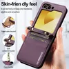 Étui en cuir pour Samsung Galaxy Z Flip6 / Z Flip7 FE 5G, Voir les images du produit 5