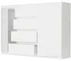 Komoda 140 cm zásuvky dveře skříňka FRAMIRE R-140-S4 bílá Náhled obrázku produktu 5