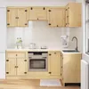 vidaXL Armadio SKI, 8 pezzi, color miele, legno di pino Anteprima dell’immagine prodotto 4