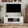 HOMCOM TV Schrank Lowboard 140 cm lang für Fernseher bis zu Produktbild-Vorschau 7