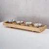 Adventskranz Holz Lang L46cm Mango Weihnachtsdeko Kerzen Produktbild-Vorschau 4
