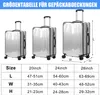 3 Stück Transparente PVC Kofferhülle – Wasserdicht, Produktbild-Vorschau 2