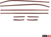 Modanature per finestre per Ford Fiesta hatchback 2017-2021 Anteprima dell’immagine prodotto 5