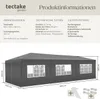 tectake® Pavillon Miramas 9 x 3 m, im Stecksystem Produktbild-Vorschau 5